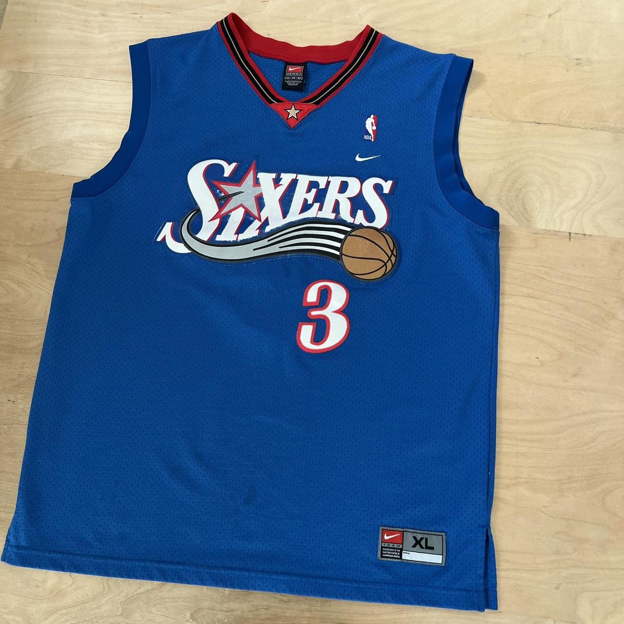 Allen Iverson Philadelphia 76ers Jersey Size XL Nike Retro