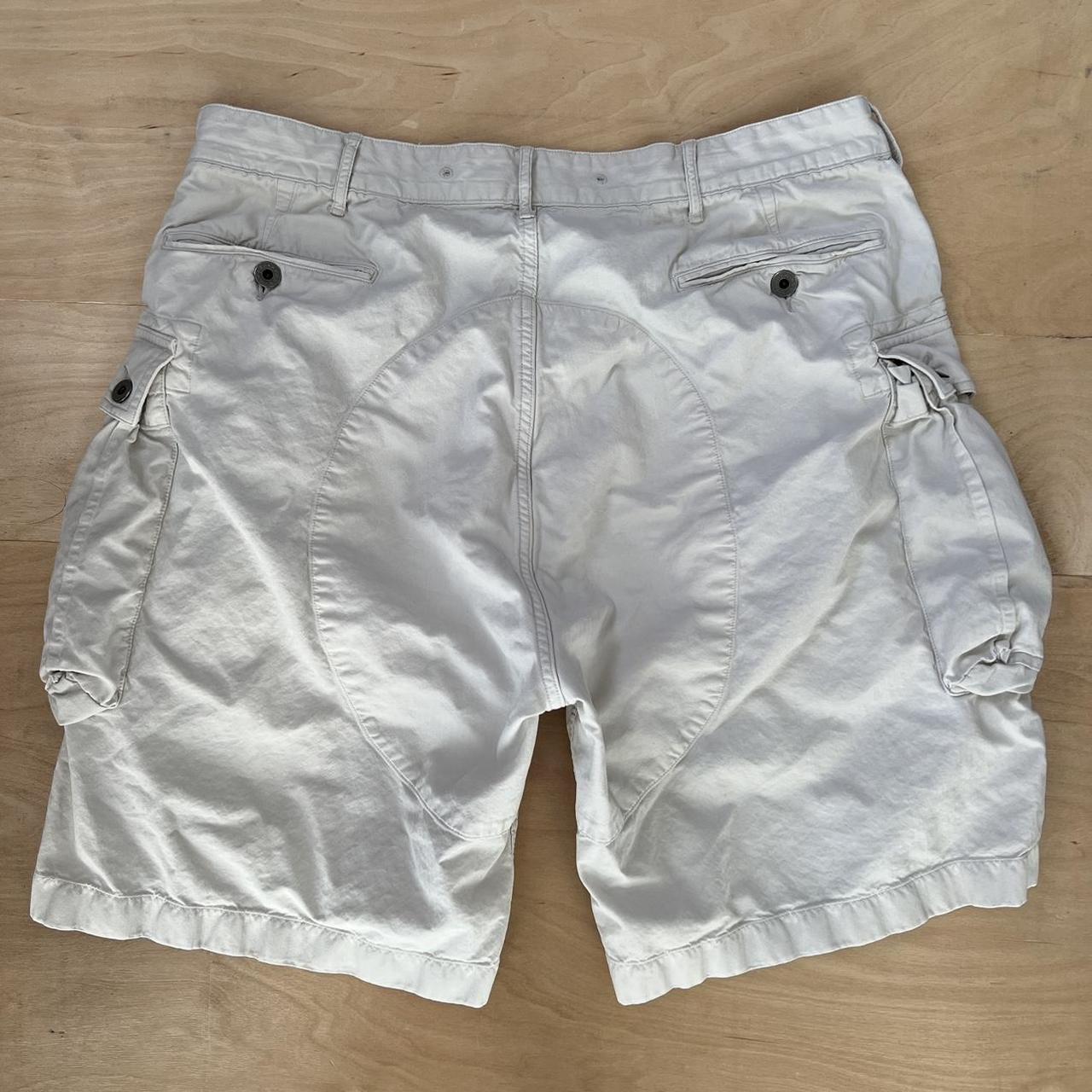 RRL Utility Cargo Shorts 36 Cream Casual Military... - Depop