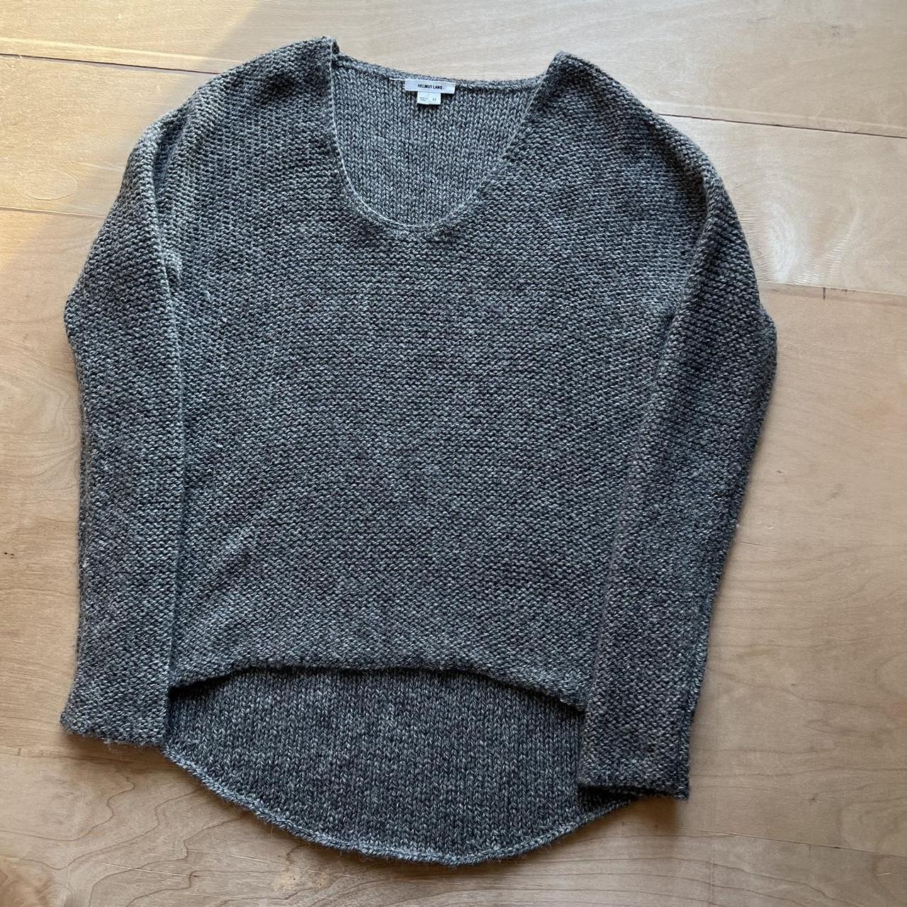 Helmut lang alpaca sweater hotsell