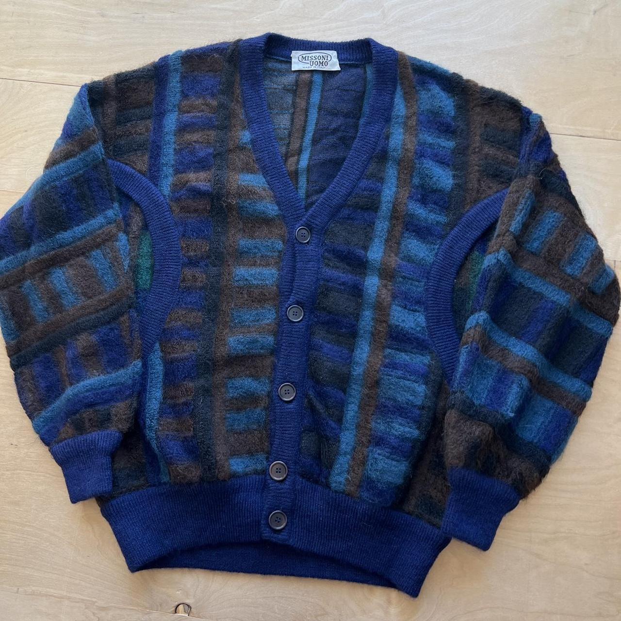 Cardigan top vintage uomo