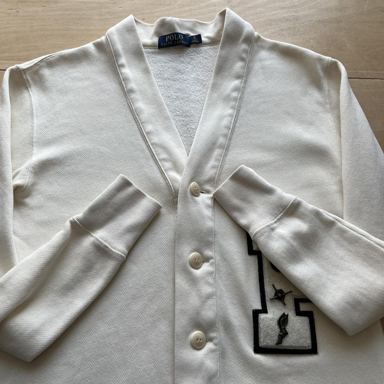 Polo Ralph Lauren Varsity Cardigan Small Depop