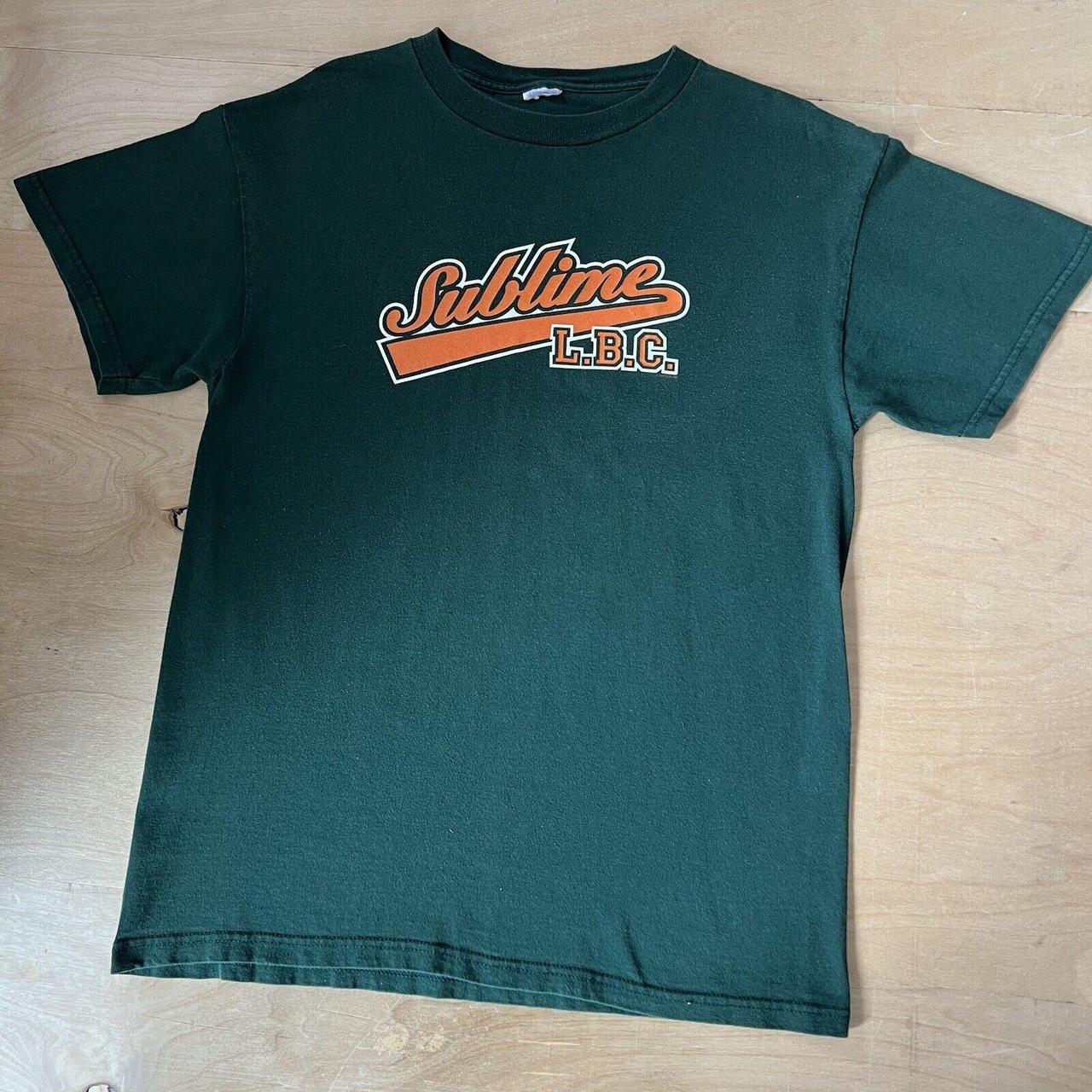 Vintage Sublime LBC outlet Tee Shirt Black Orange All Sport Band Men’s Large