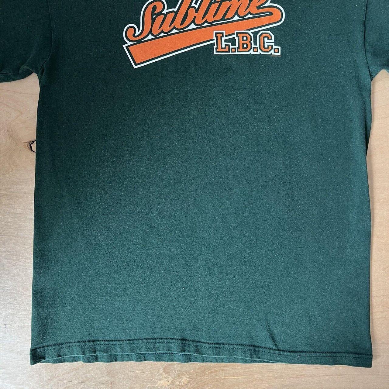 Vintage Sublime LBC Shirt M Green Y2K Rock Music | Depop