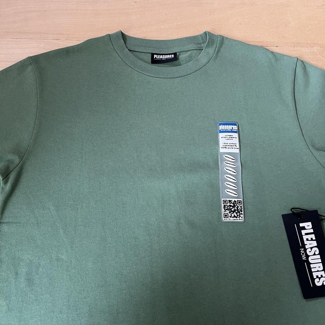 Pleasures Boxy Shirt Small Green UPC Size Tag Los | Depop