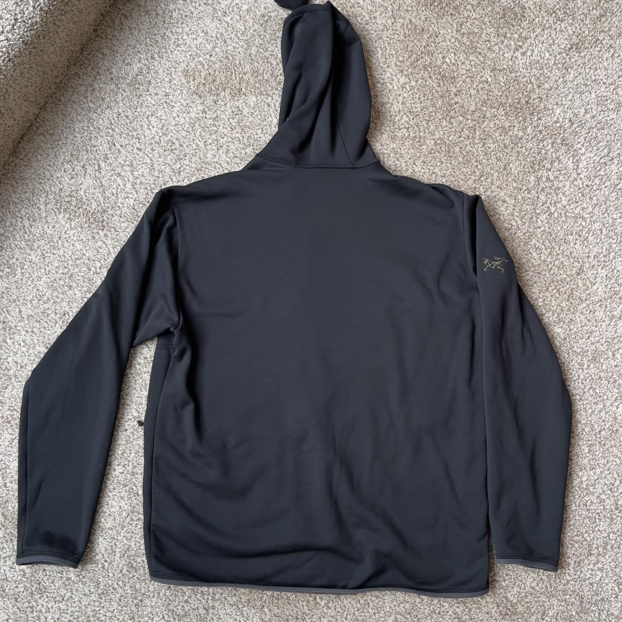 Arc'teryx Men's Black and Grey Jacket Depop