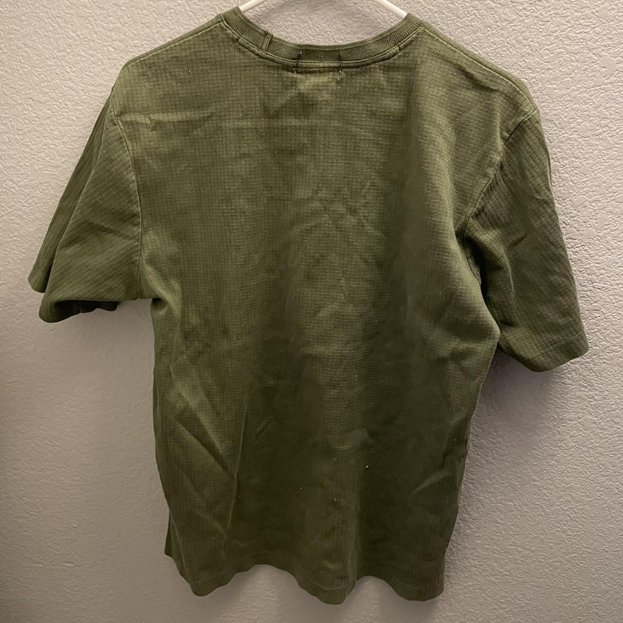 Men's Khaki and Green T-shirt | Depop