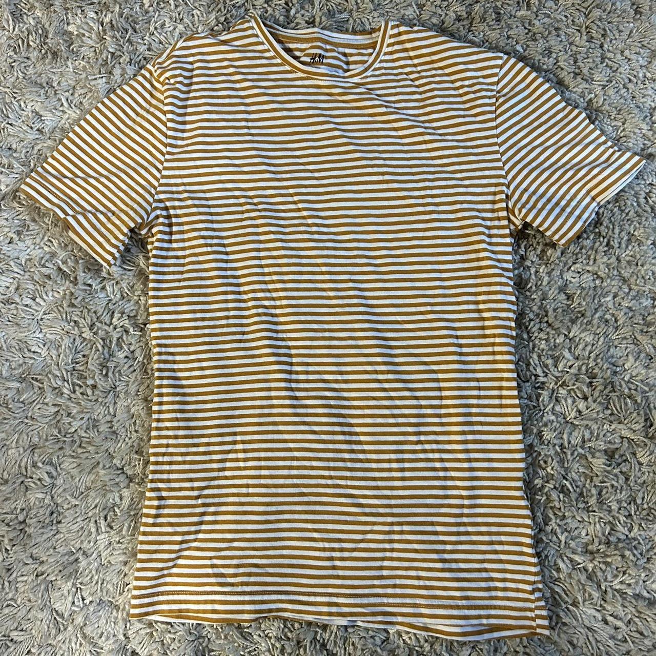 striped h&m shirt 😁 size: S flaws: N/A please... - Depop