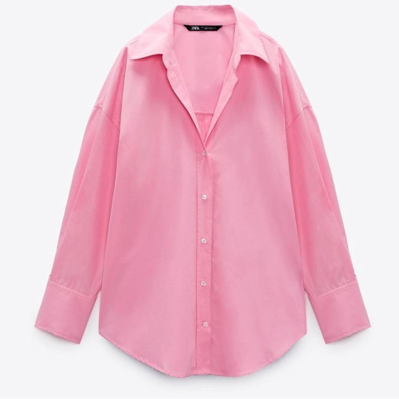 Zara Womens Pink Shirt Depop