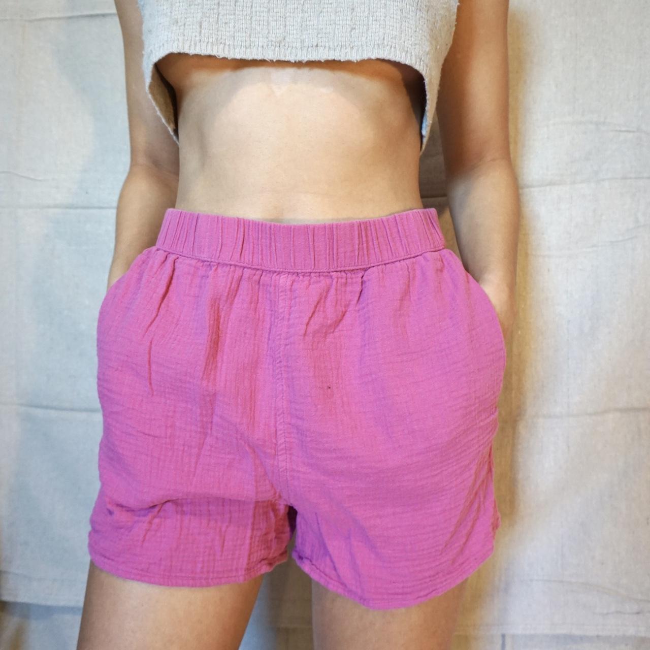 Pink hotsell shorts target