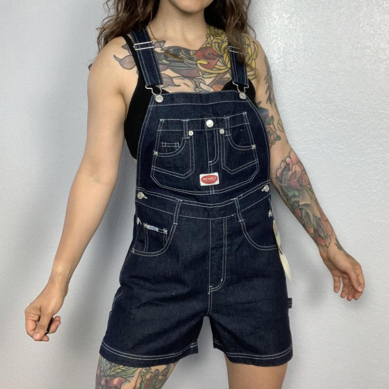 Incredible Vintage Deadstock Denim Overalls /overall... - Depop