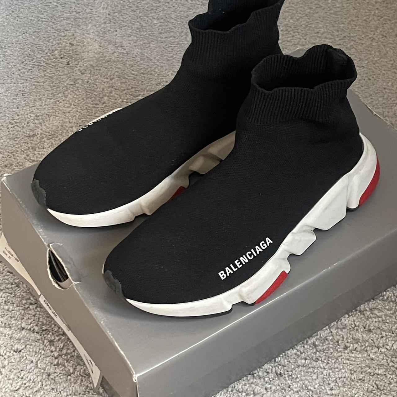 sparkly balenciaga sock shoes