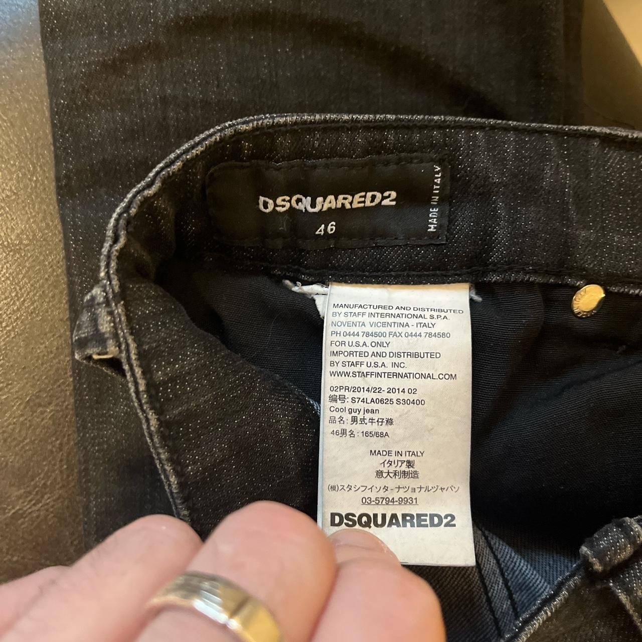 Dsquared black faded distressed jeans Plenty of life... Depop