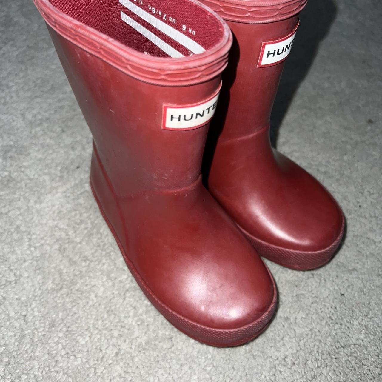 toddler size 7 hunter wellies
