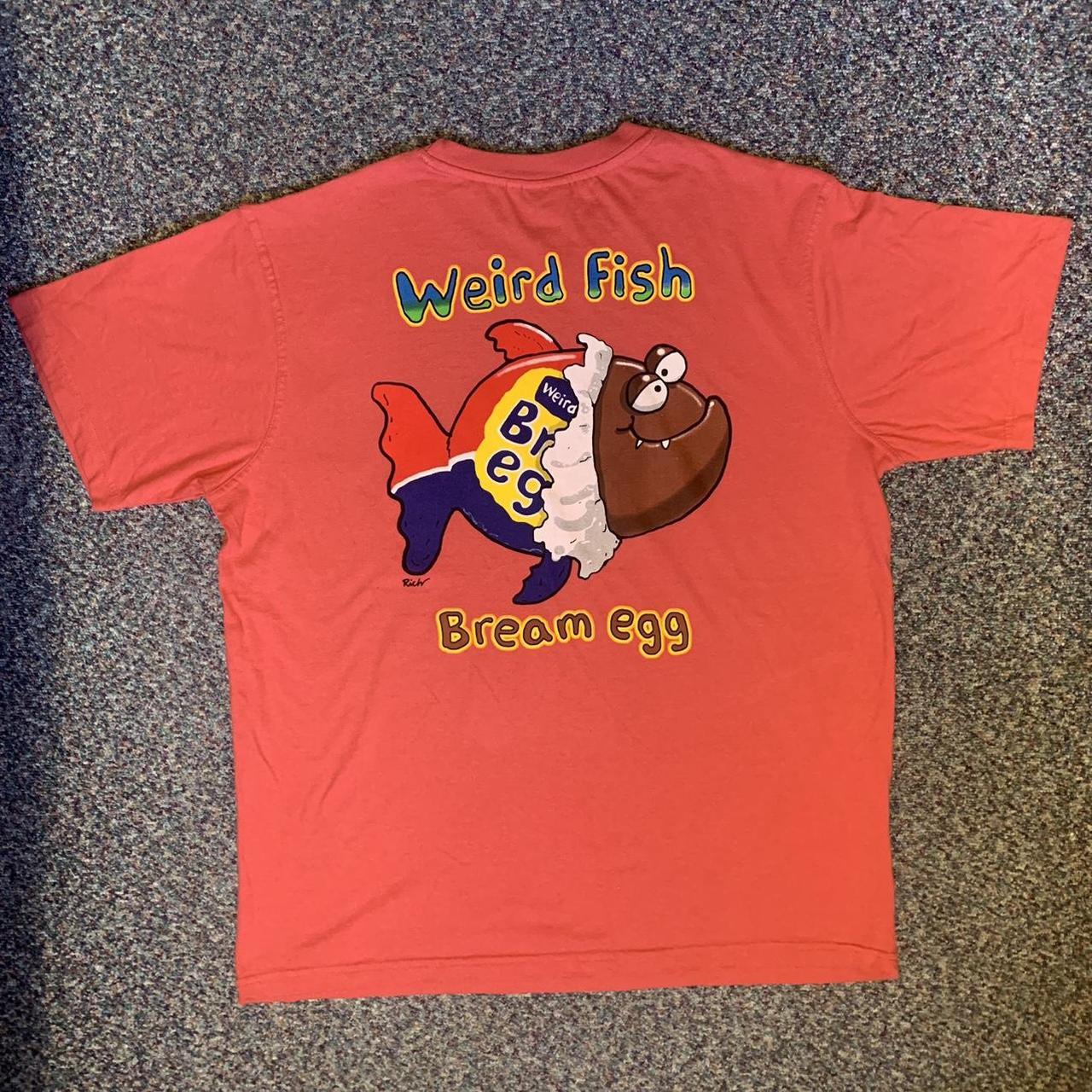 Weird Fish Men's Red Tshirt Depop