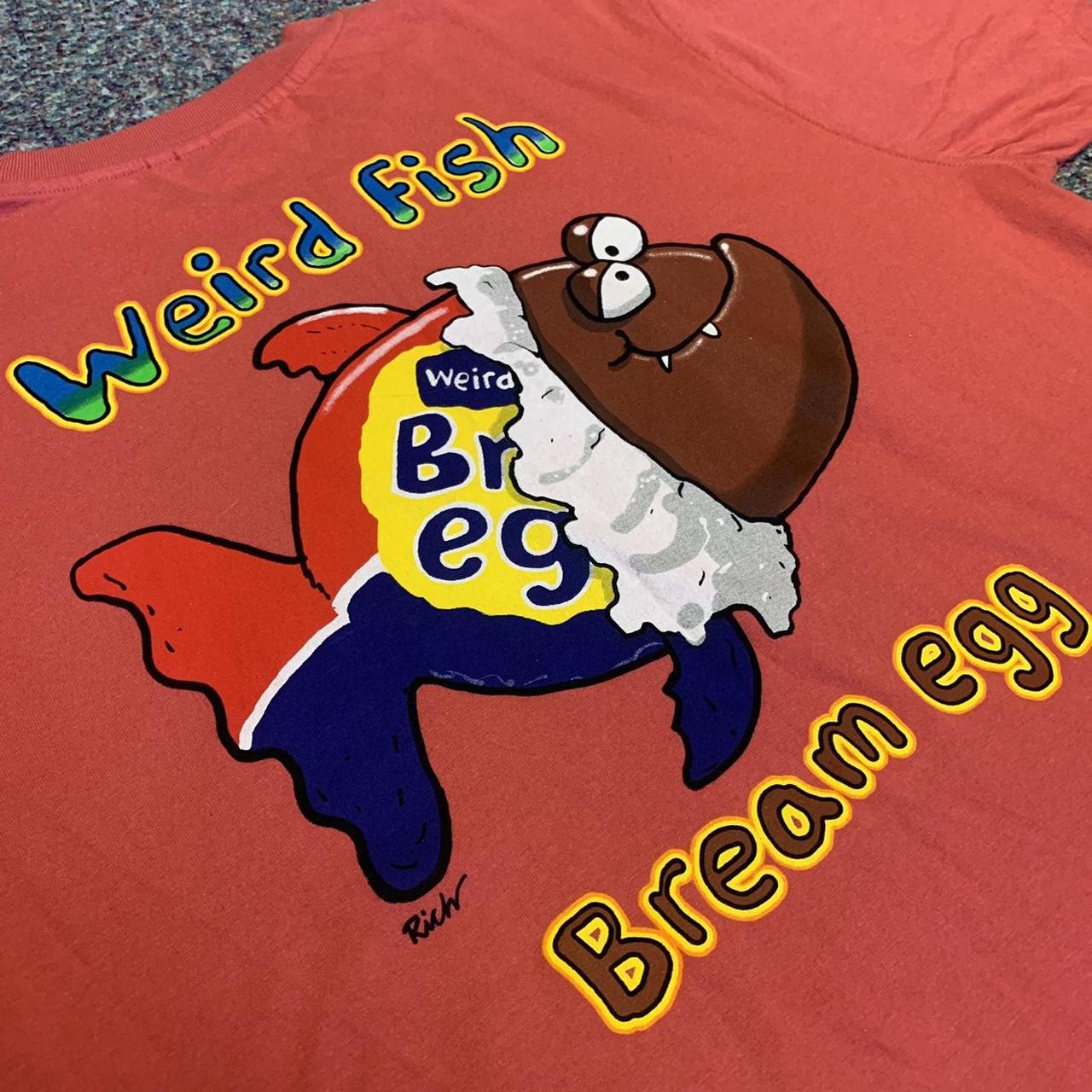 Weird Fish Men's Red Tshirt Depop