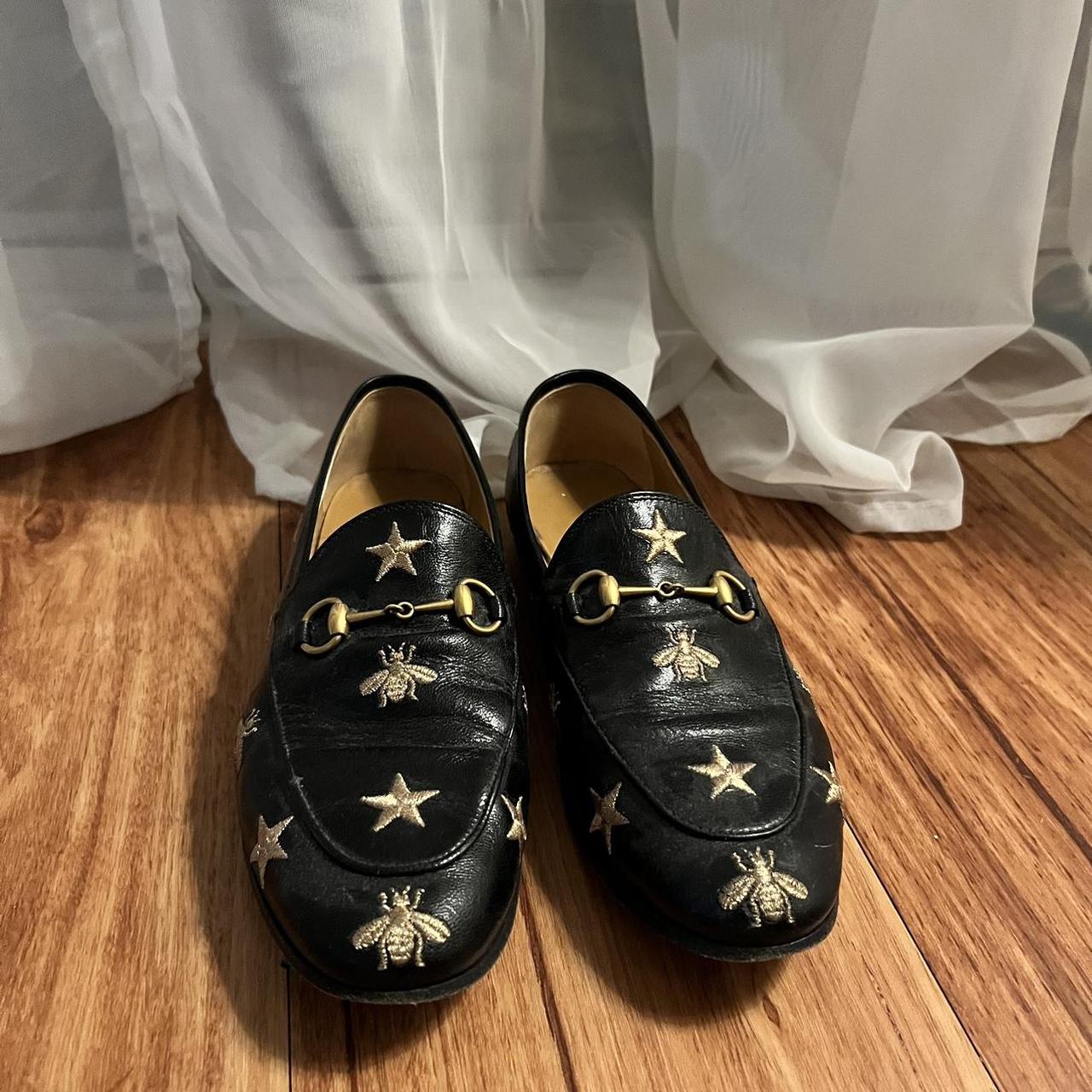 Gucci sales butterfly loafers