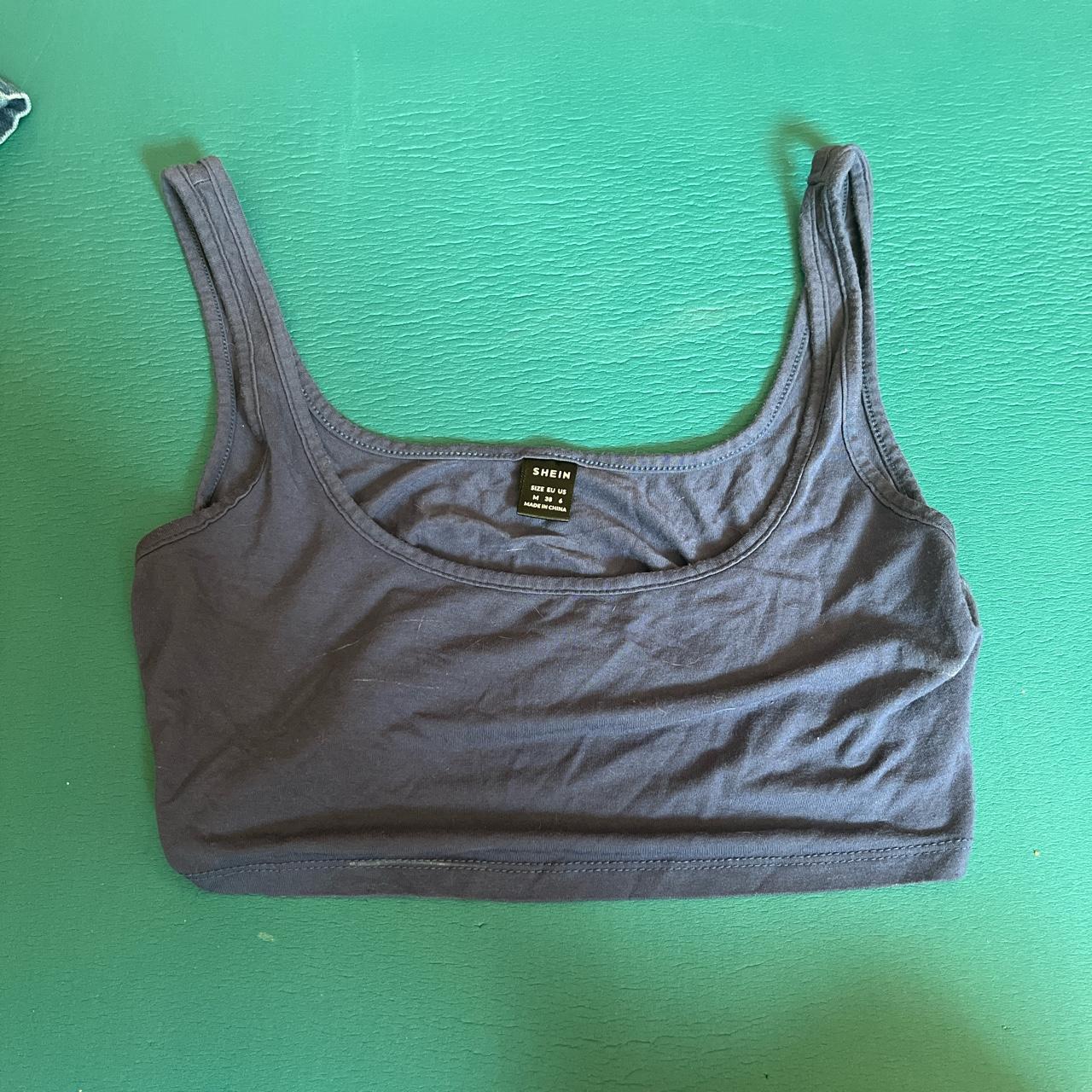 SHEIN Women s Navy Vest Depop