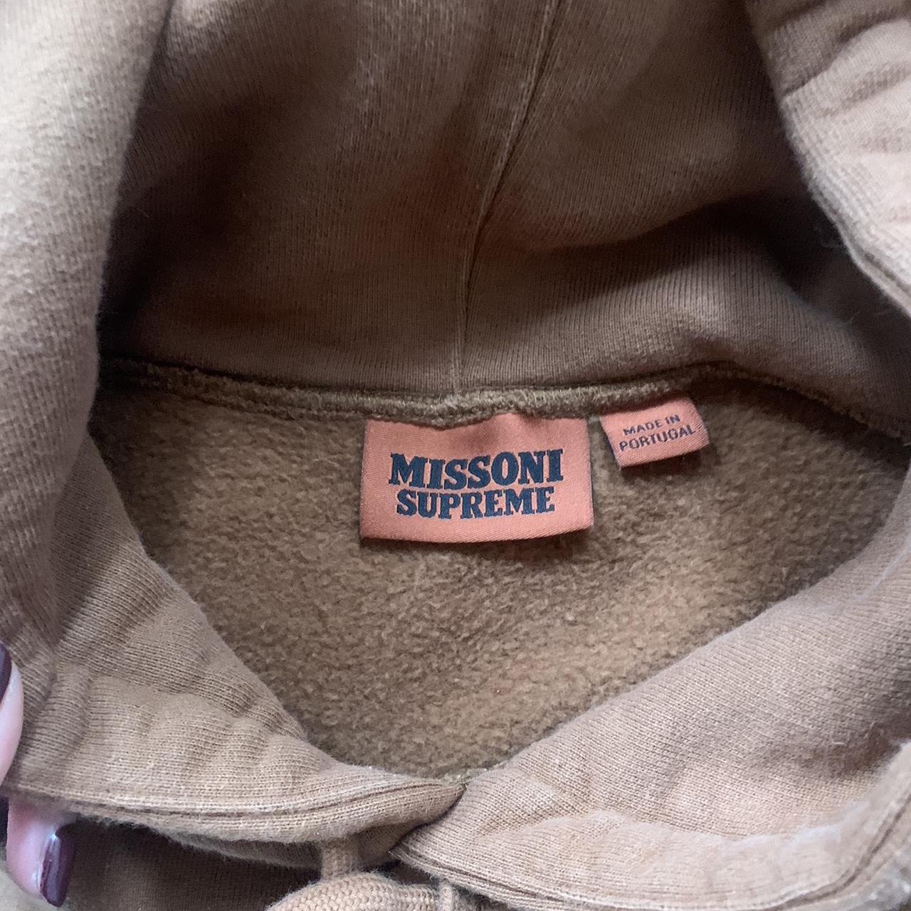 Supreme Missoni Hooded Sweatshirt Brown-