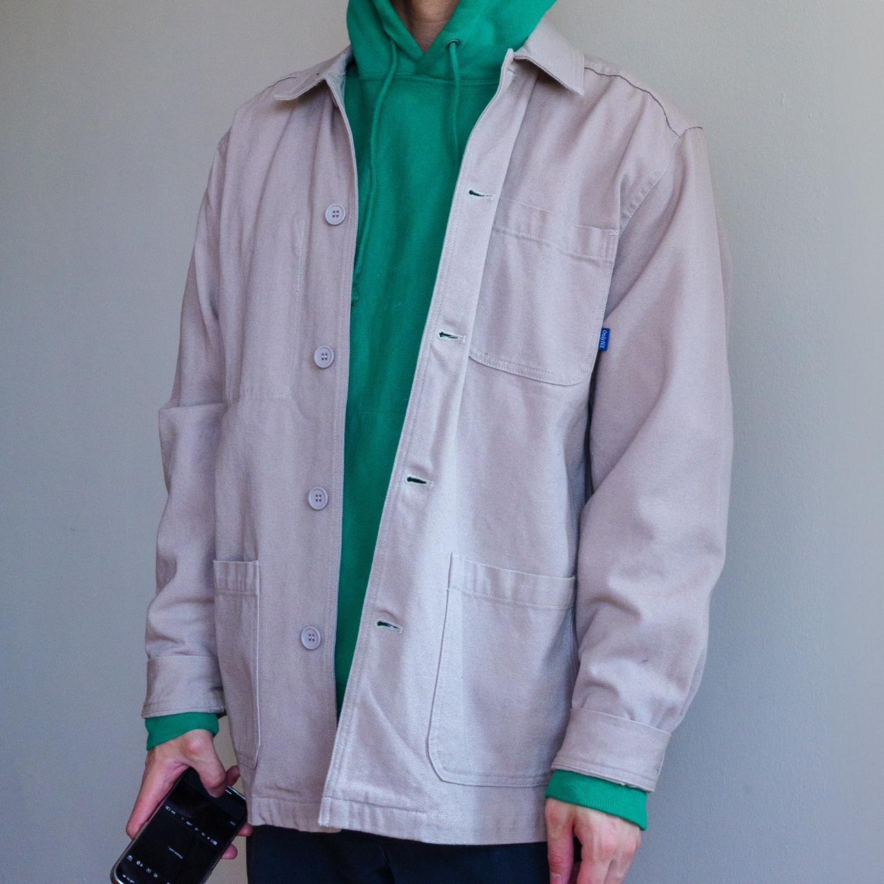 Canvas chore coat from Only New York. Small hole on...