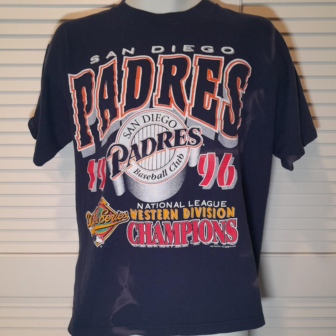 Vintage San Diego Padres Western Division Champions T-Shirt (1996)