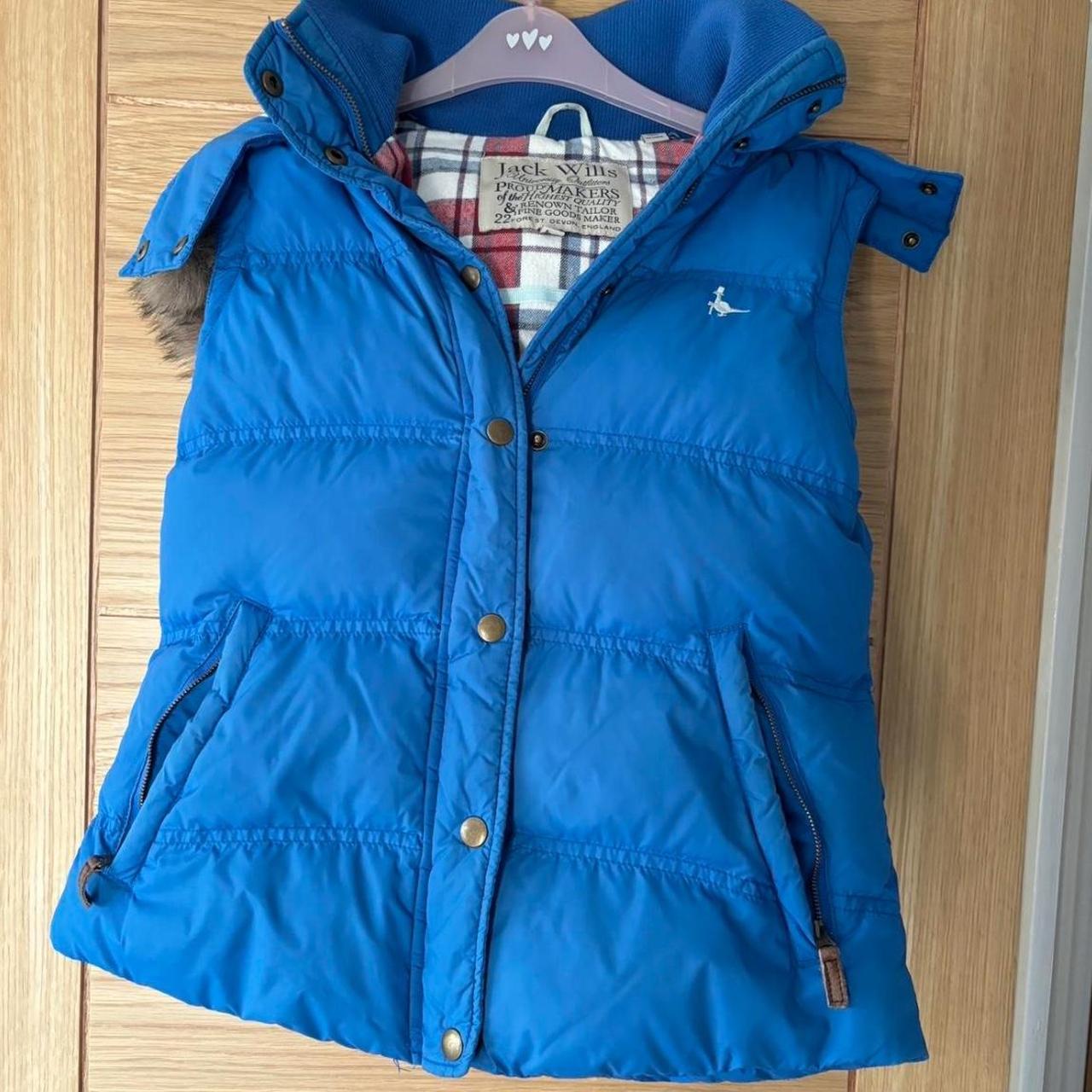 fur hood jack wills gilet ladies