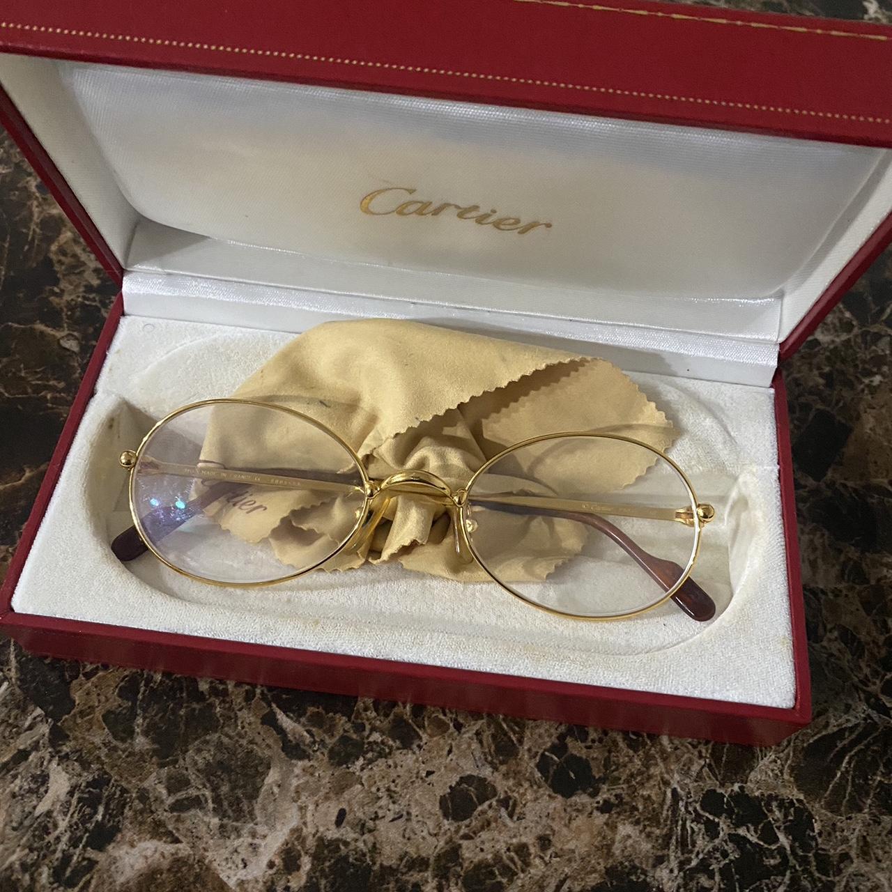 Vintage cartier glasses outlet wood