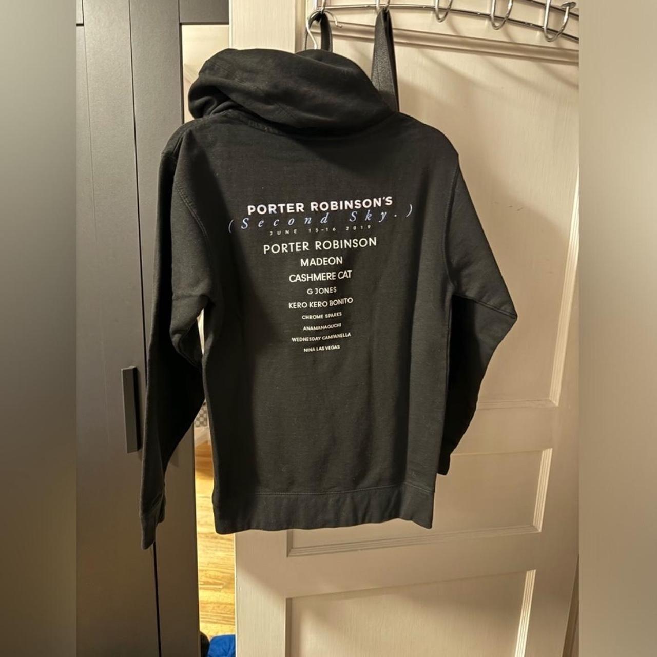 Porter Robinson Hoodie Porter Robinson Velvet Patch Tree Hoodie