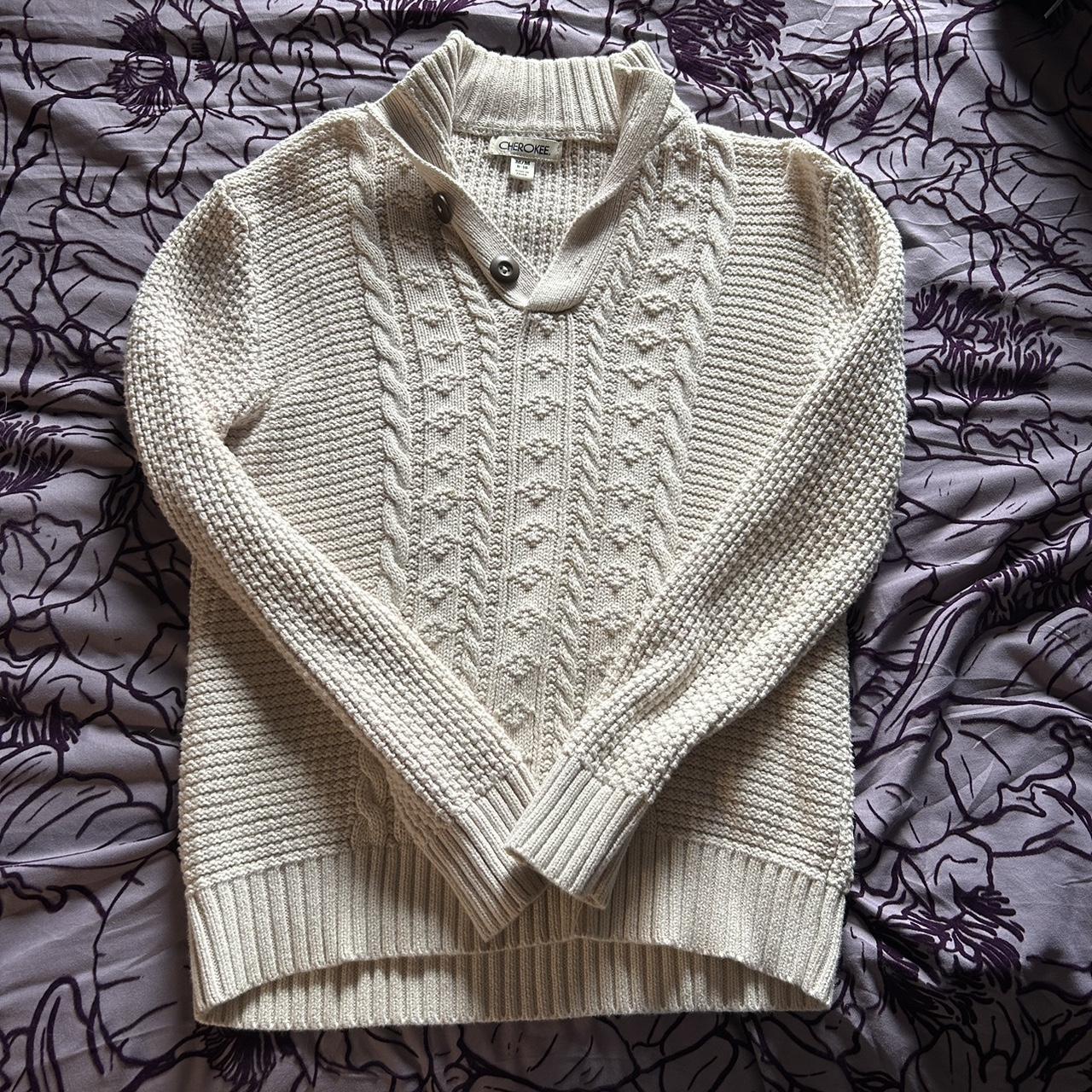 Cherokee Women's Tan And Cream Jumper 