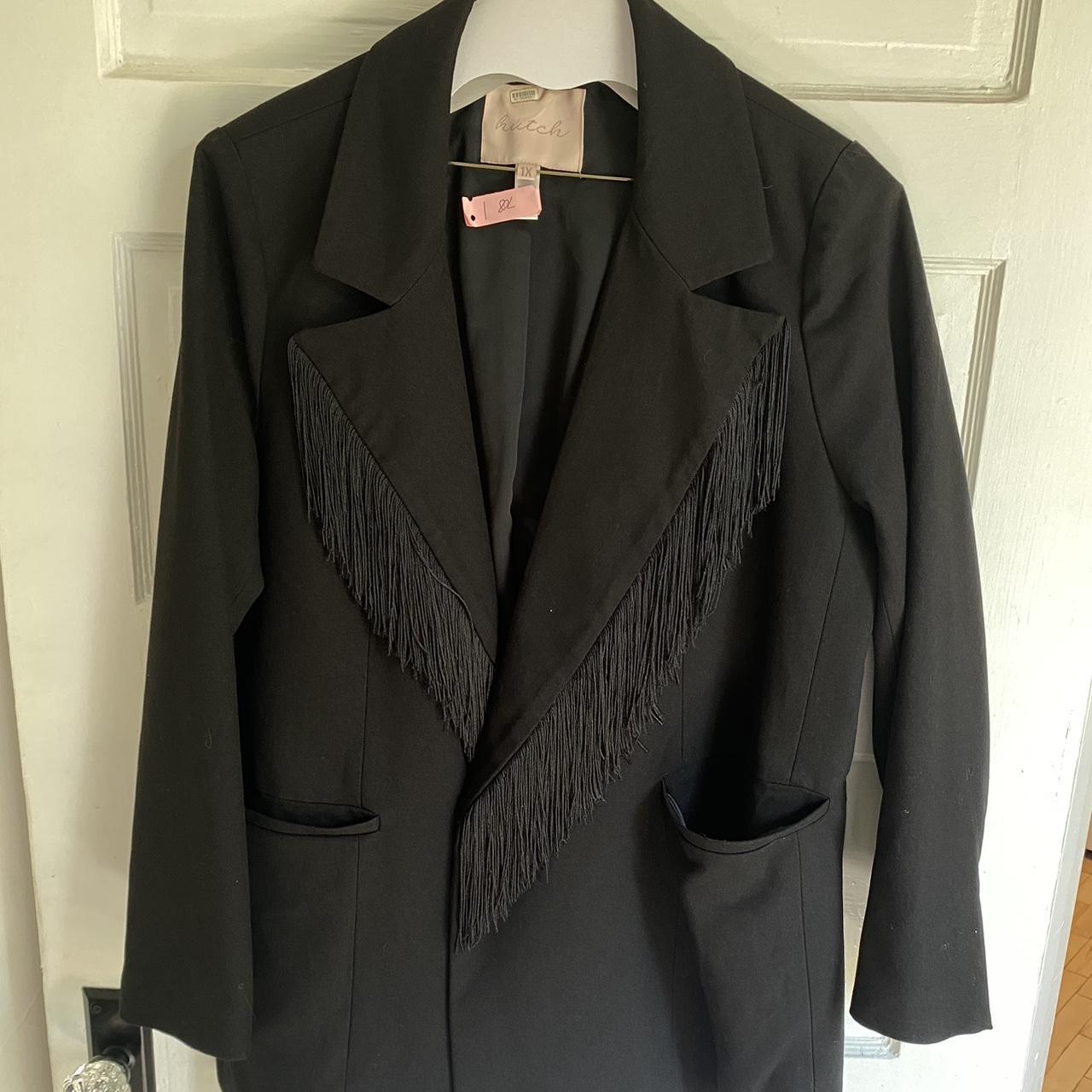 NWT- Hutch online Fringe Jacket