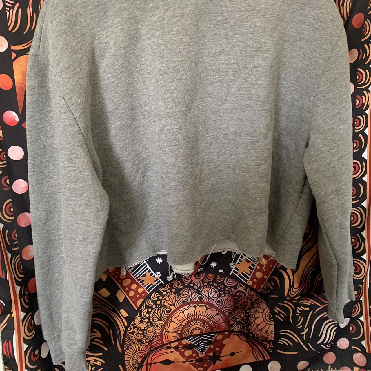 Topshop deals grey sweatshirt