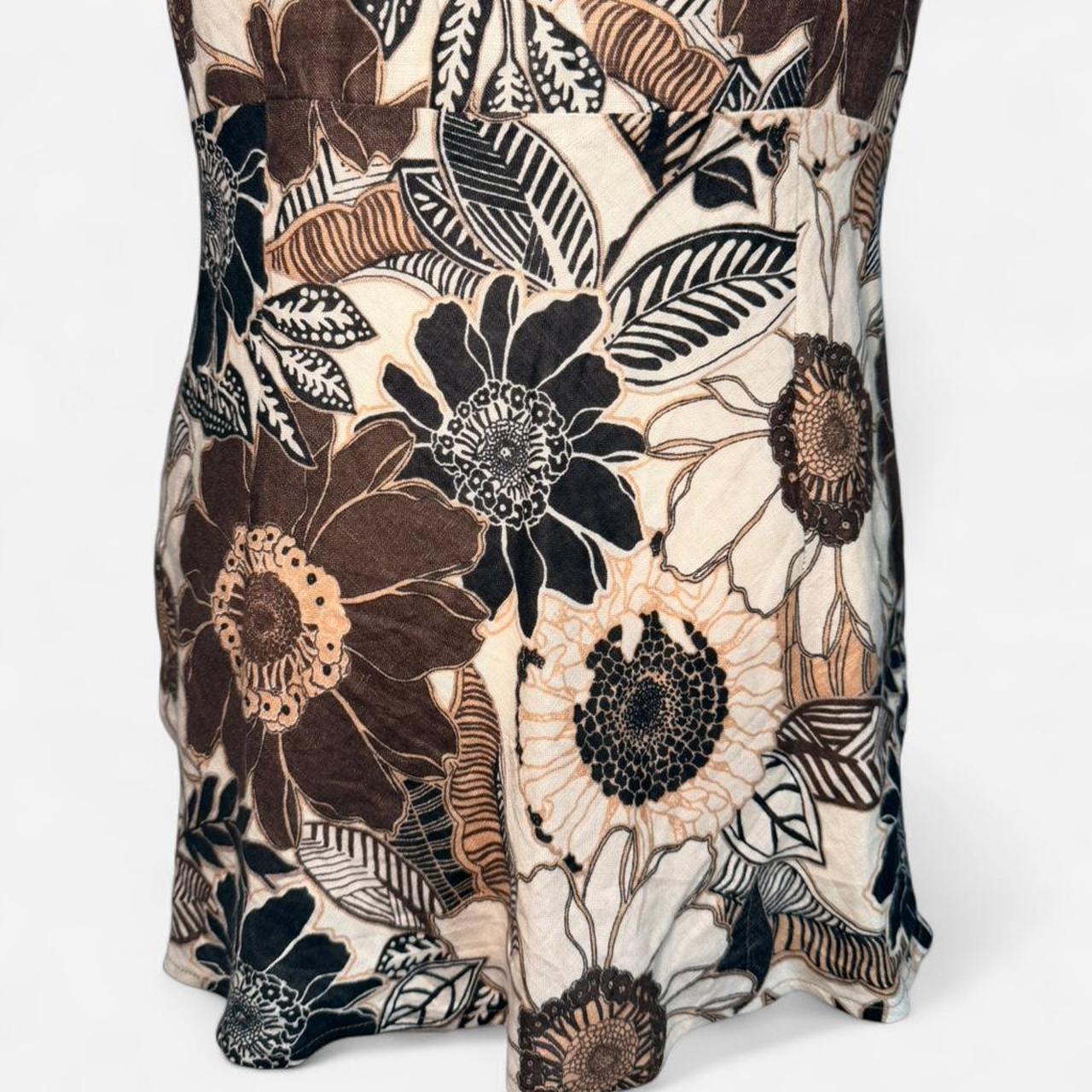 Cache Women's Blouse - Brown/Multi - 6 – Caché Tr… - image 6