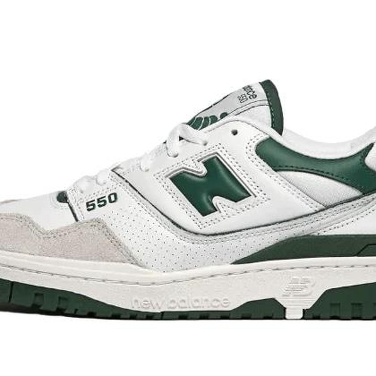 New Balance 550 (White/Green) 9