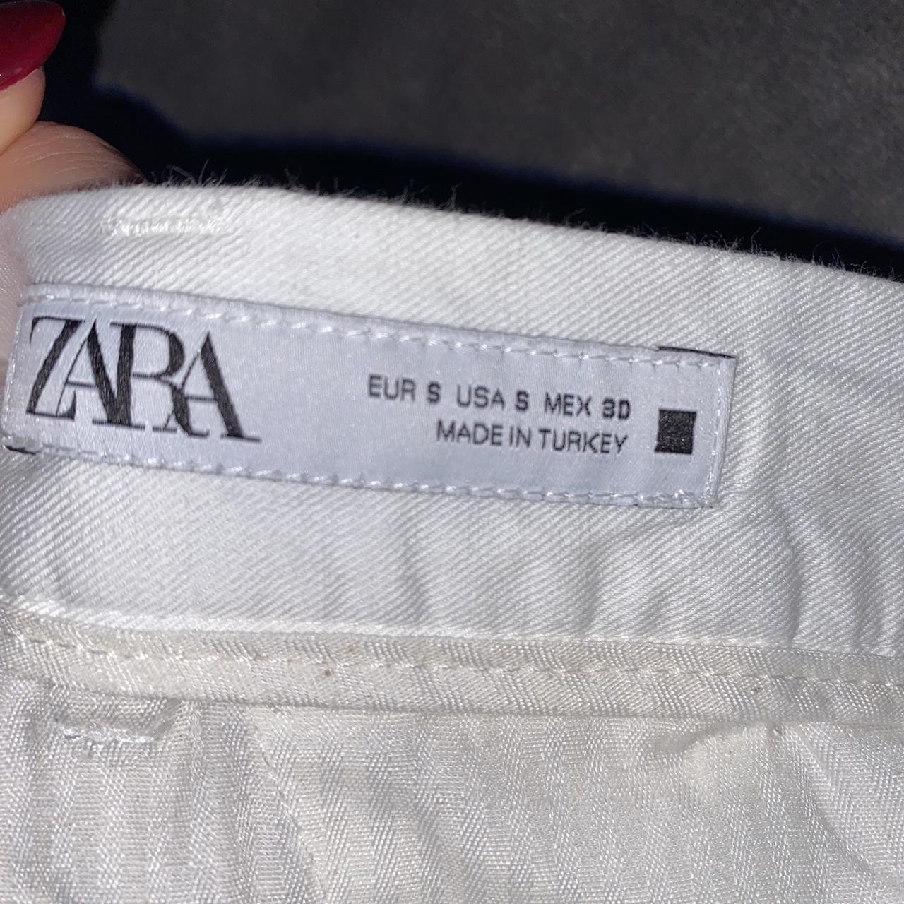 Zara Men's White Trousers Depop