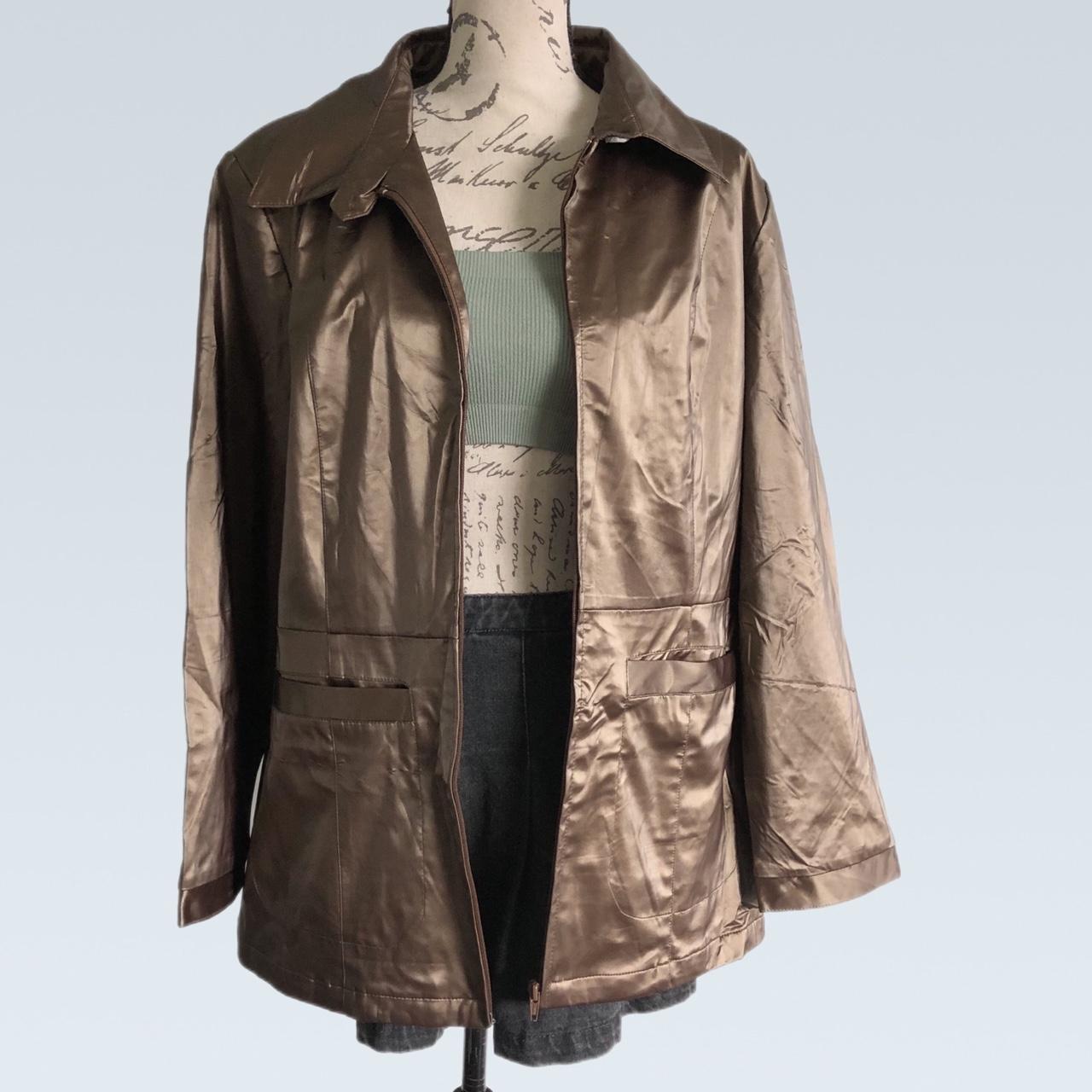 Basic Editions Women's Tan and Brown Jacket