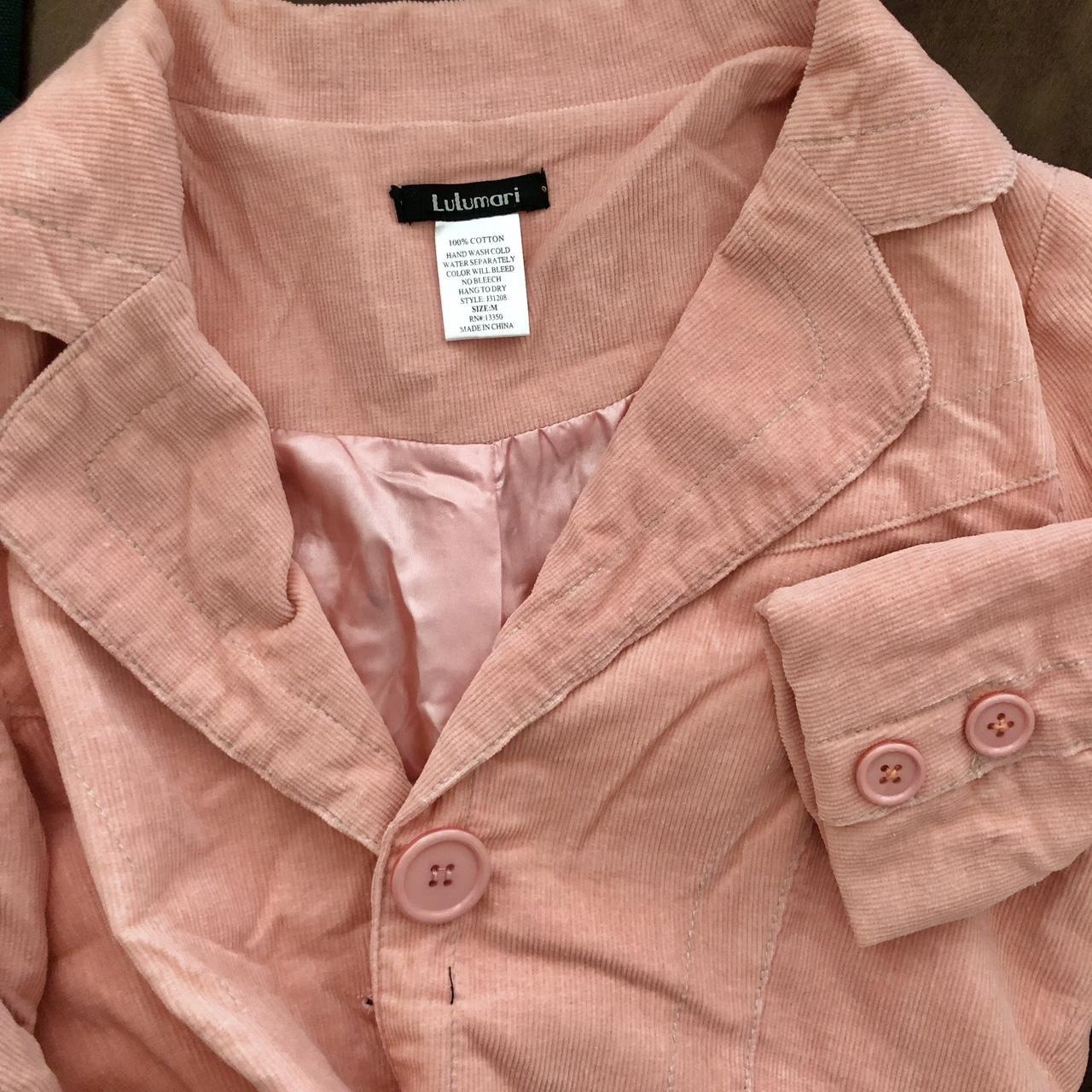 American Vintage Women's Pink and Orange Jacket Depop
