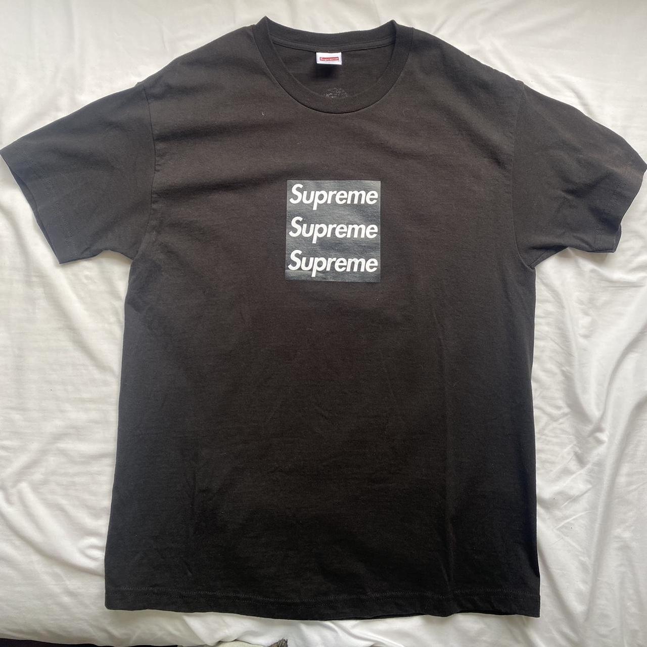 Asspizza Original Triple Box Logo Supreme Black... - Depop