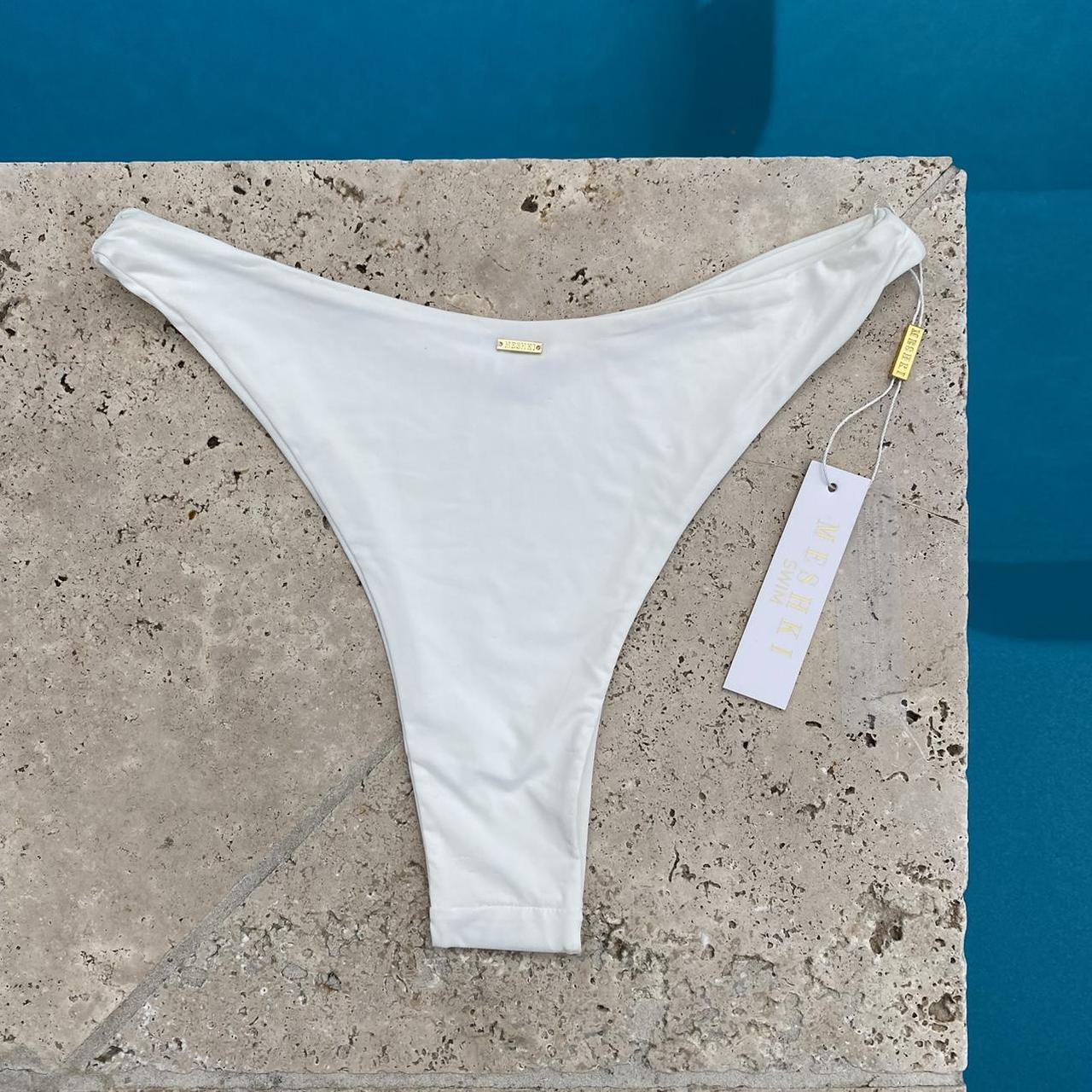 Meshki Women's White Bikiniandtankinibottoms Depop