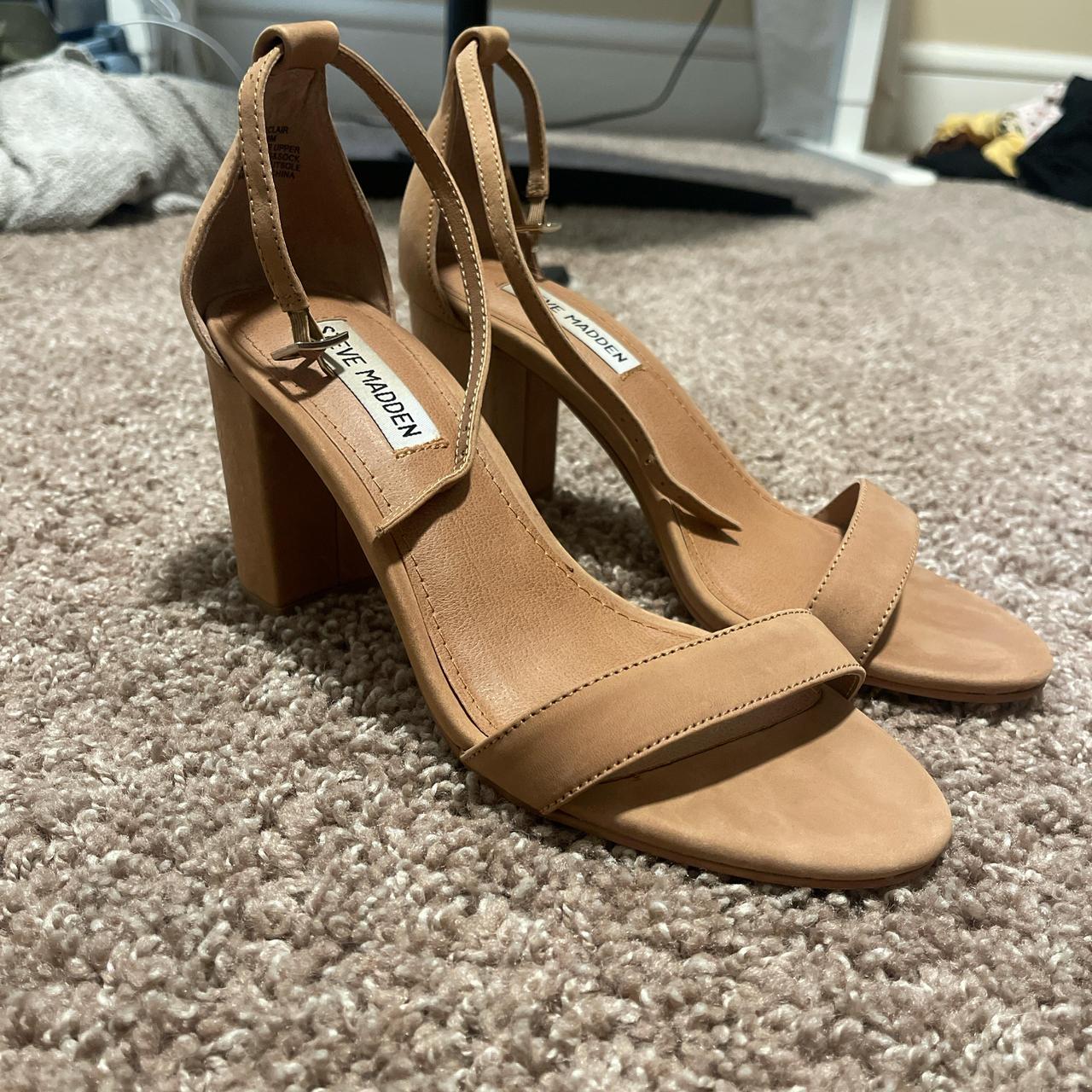 Steve fashion madden carrson tan suede