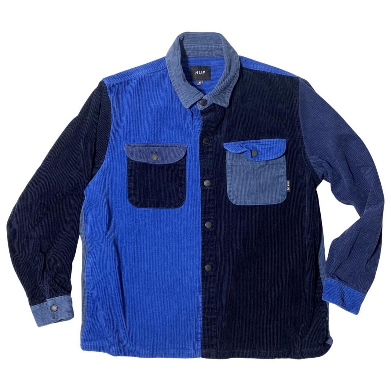 Huf cord block 2025 long sleeve overshirt