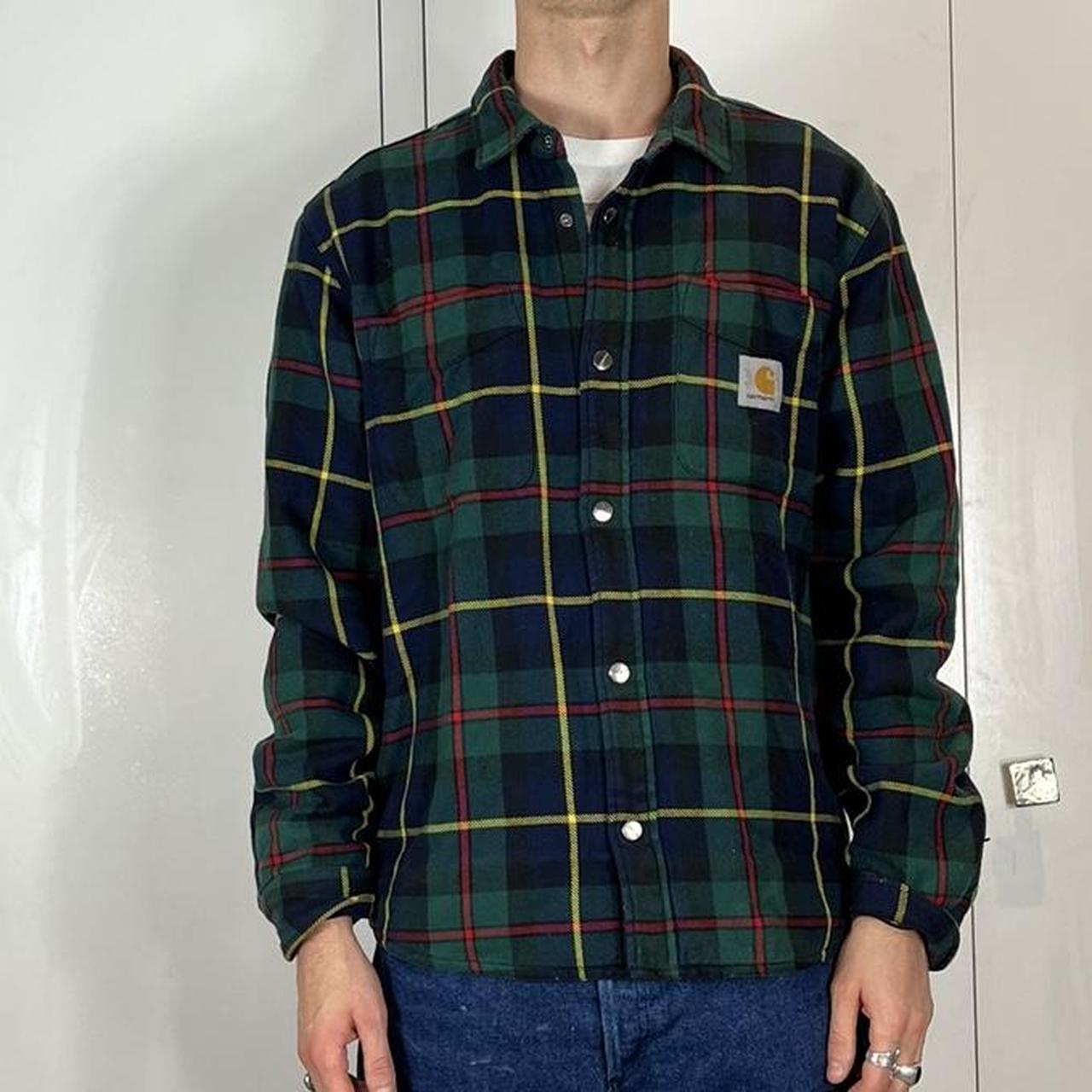 Carhartt Raynor Shirt. Raynor Check Cedar