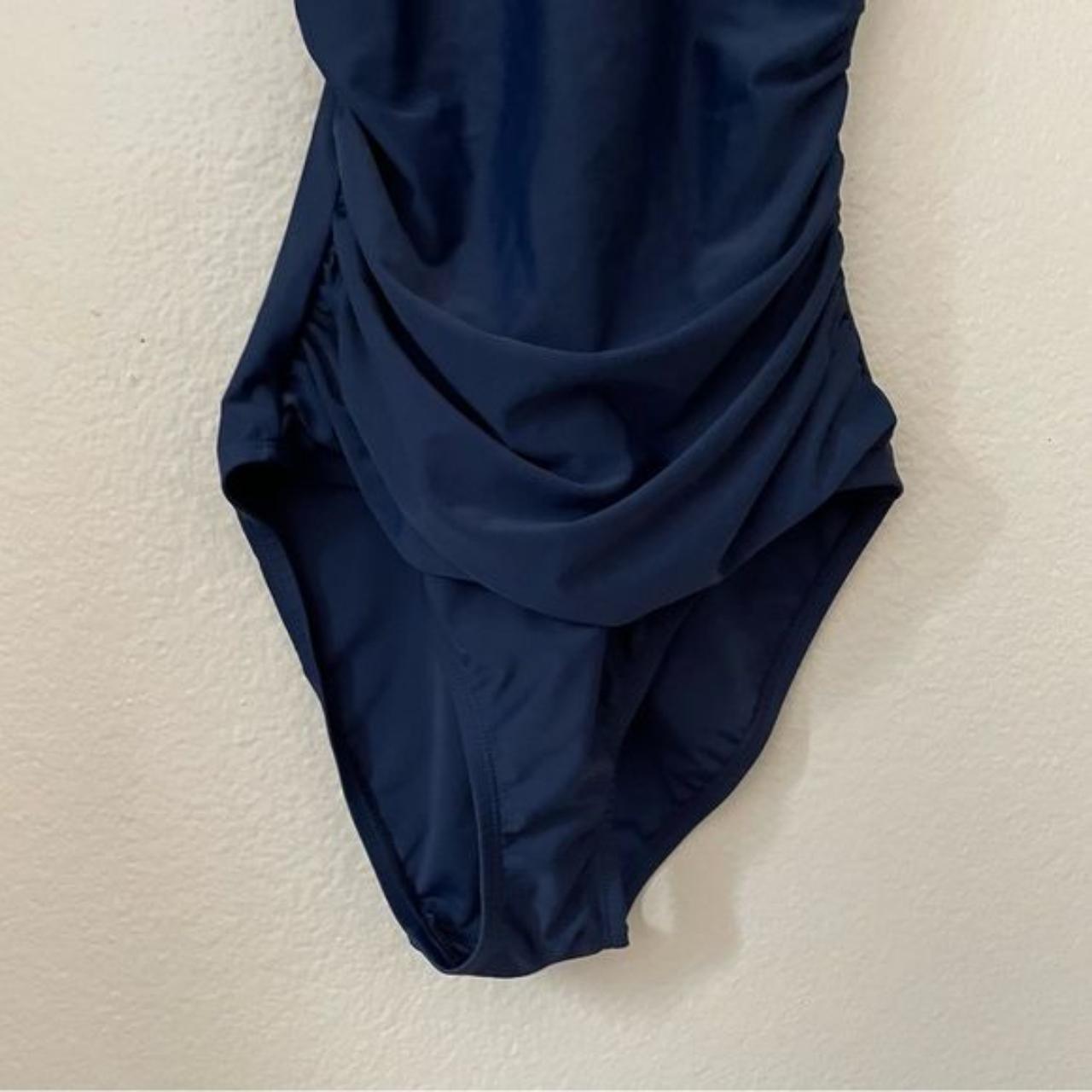 Navy Ellen Tracy One Piece Bathing Suit Ellen Tracy... - Depop