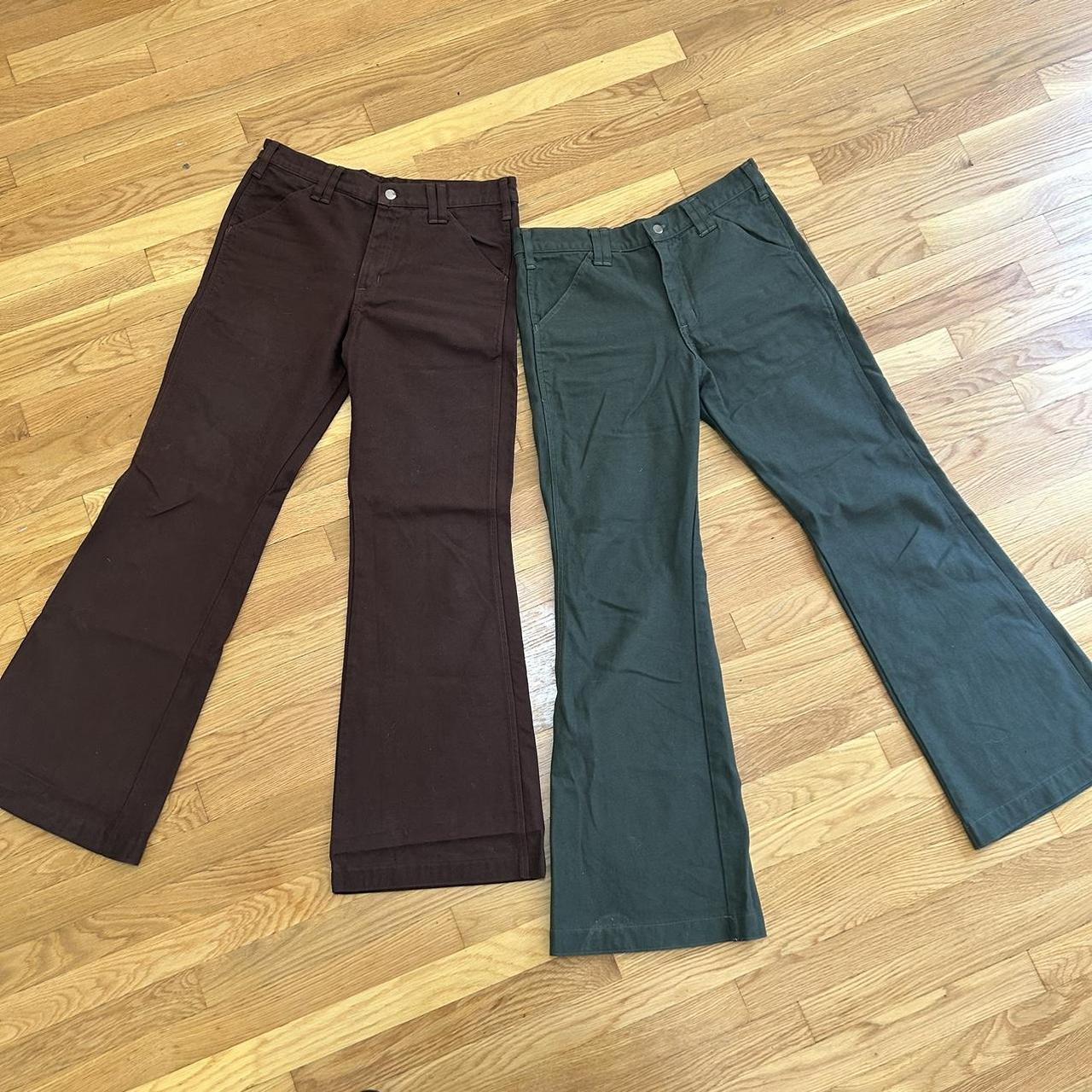 Mason Ryder 2 pack Brown and Green Pants 32x32” fits... - Depop