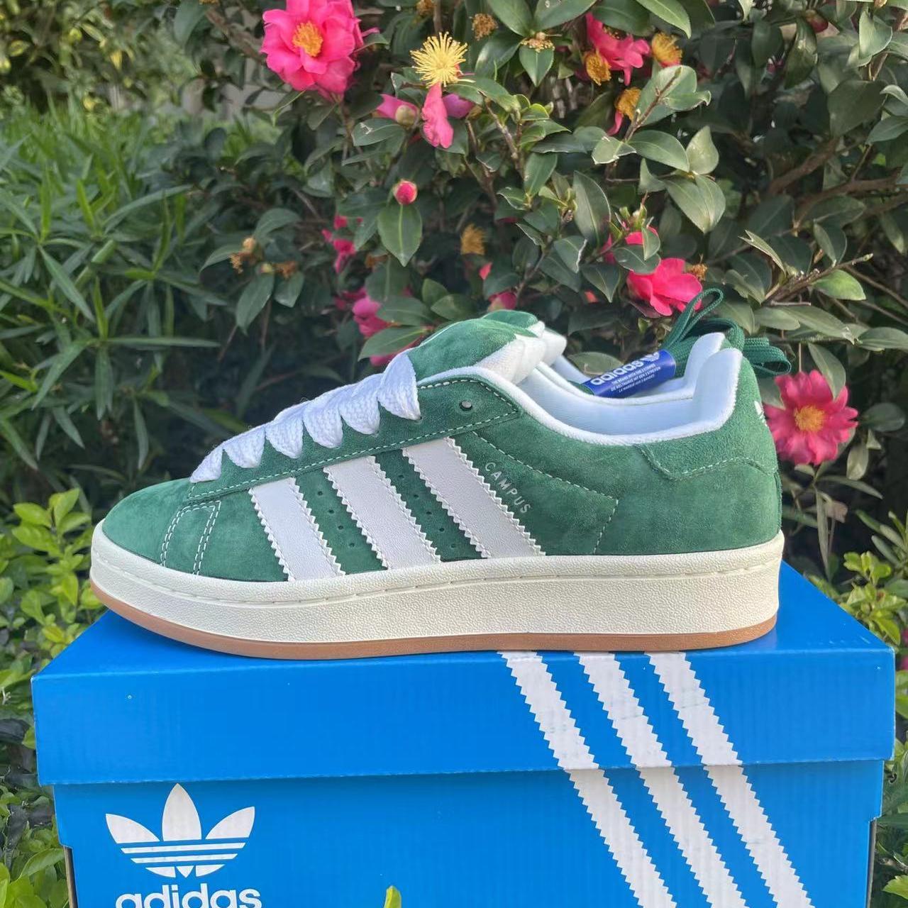 The Adidas Campus 00 Green Women's Sneakers come in... - Depop