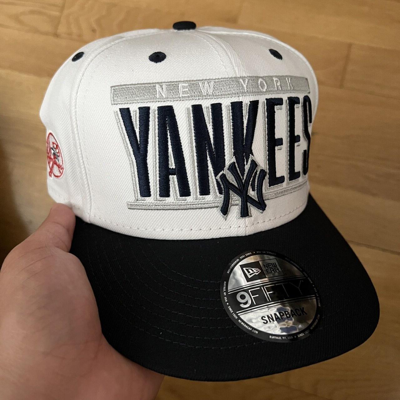 New York Yankees MLB 9Fifty New Era White Hat... - Depop
