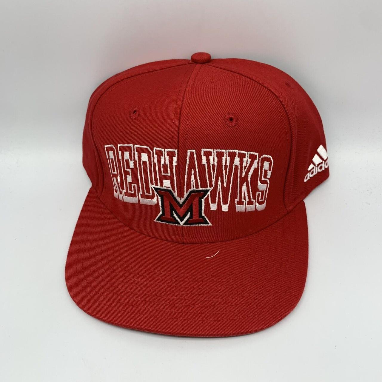 Miami Red Hawks Adidas Hat Snapback Cap New SKU... Depop