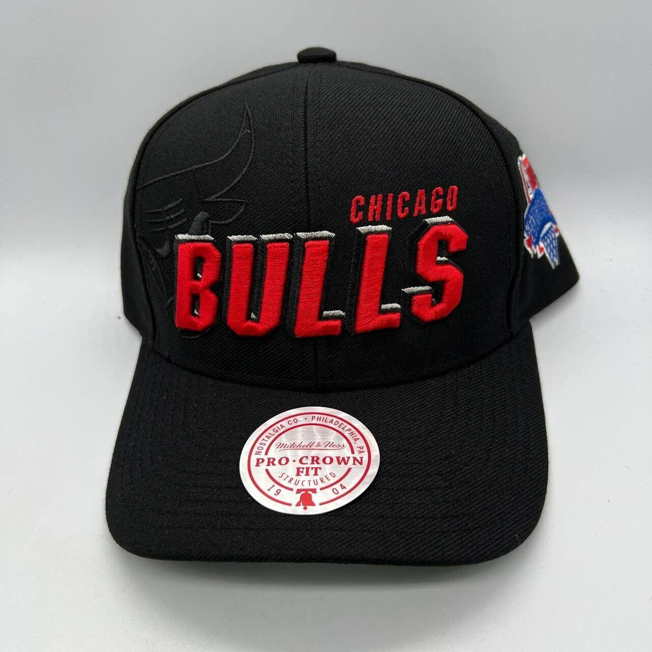 Chicago Bulls Draft 1996 Shadow Mitchell & Ness Hat... - Depop