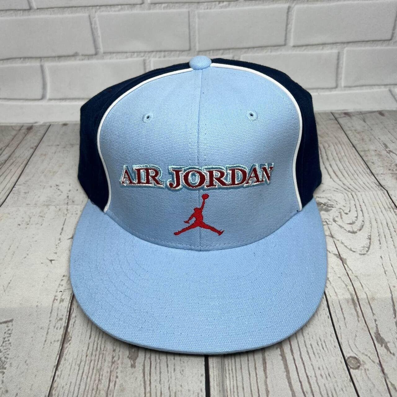 Air Jordan UNC L/XL Jumpman Hat Stretch Fitted... Depop