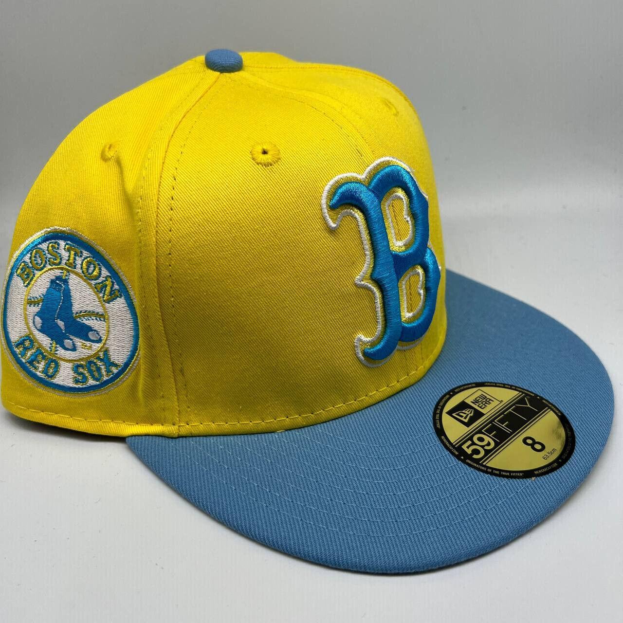 #Boston #RedSox 617 Yellow 8 59Fifty #NewEra Hat... - Depop