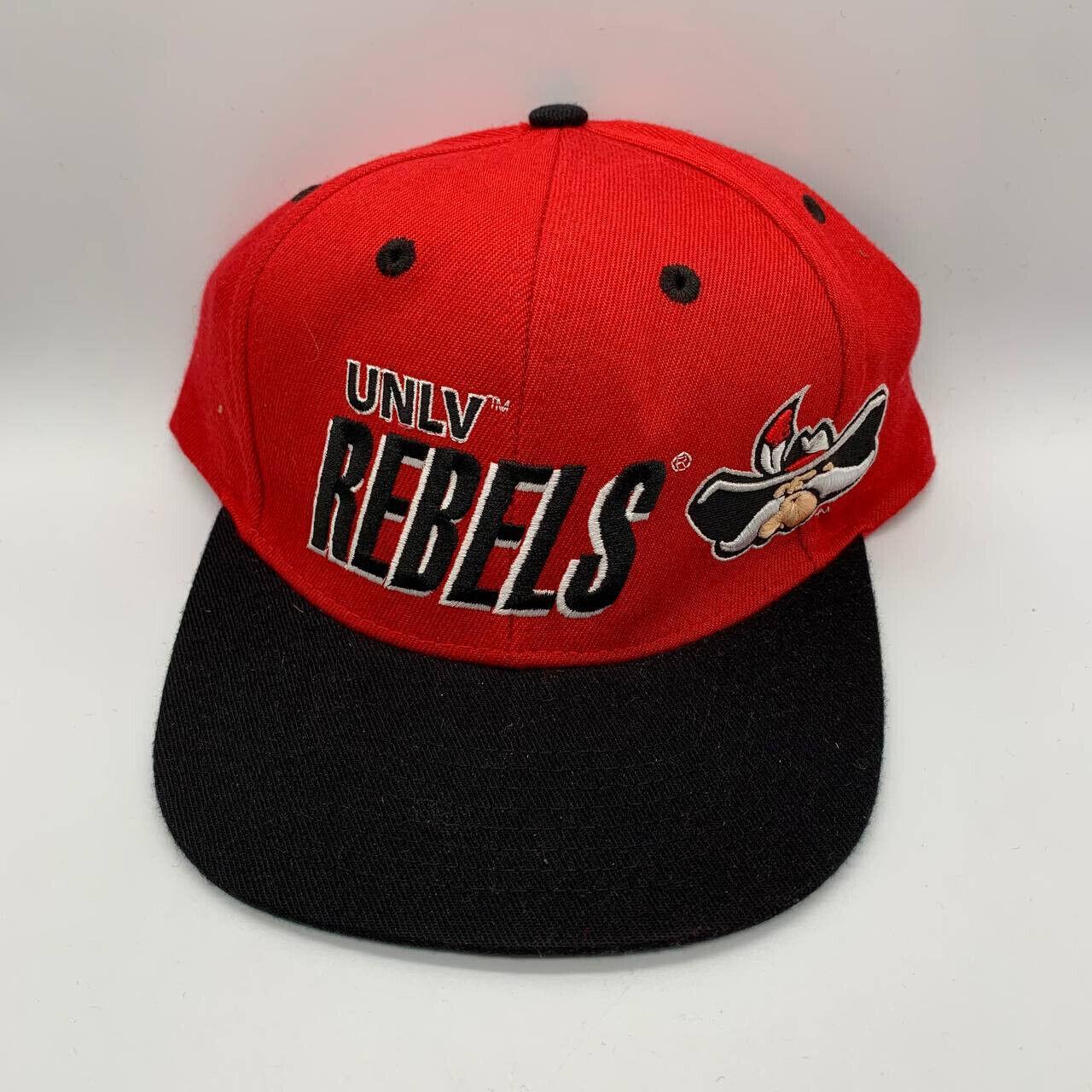 UNLV Rebels NCAA Eclipse Hat Red Snapback Cap New... - Depop