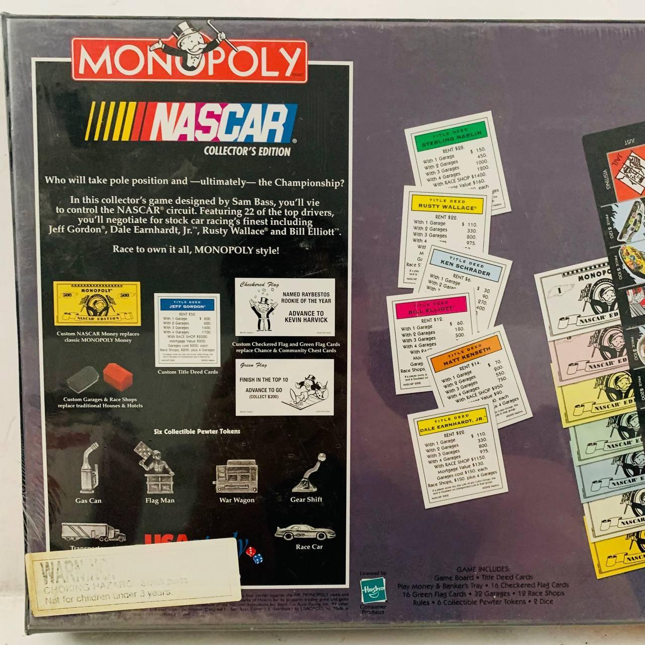 Nascar store monopoly Sam Bass edition NEW